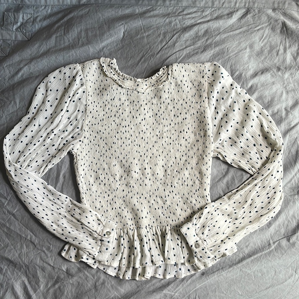 Patrons of Peace Peplum Crop Top